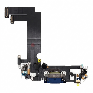 iPhone 12 Mini Charging Port with Flex Cable - Blue