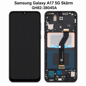 Samsung Galaxy A17 5G (SM-A176) Display with Frame Black