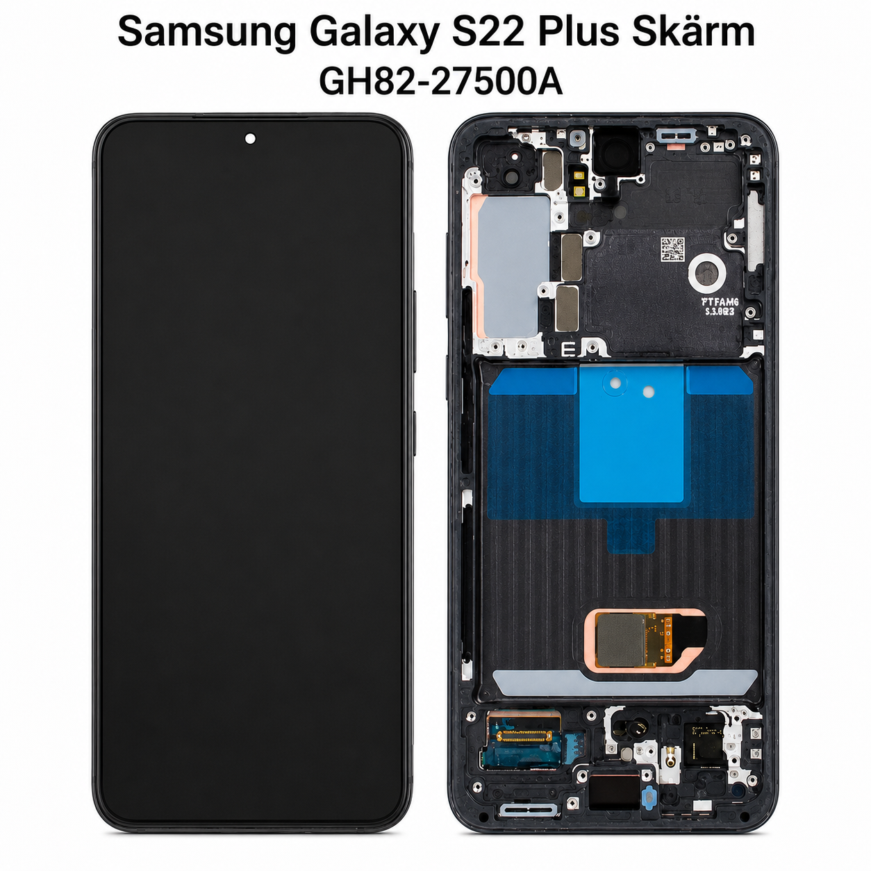 Samsung Galaxy S22 Plus (SM-S906B) Phantom Black Display