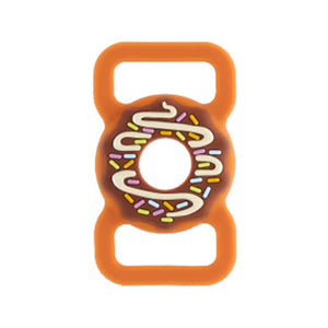 AirTag Fodral Silikon - Donut brun