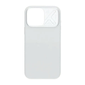 Silikonskal MagSafe med Kameraskydd till iPhone 16 Pro Max - Vit