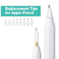 Apple Pencil 1/2 8-pack vita 3.0 toppar - Uppgraderade
