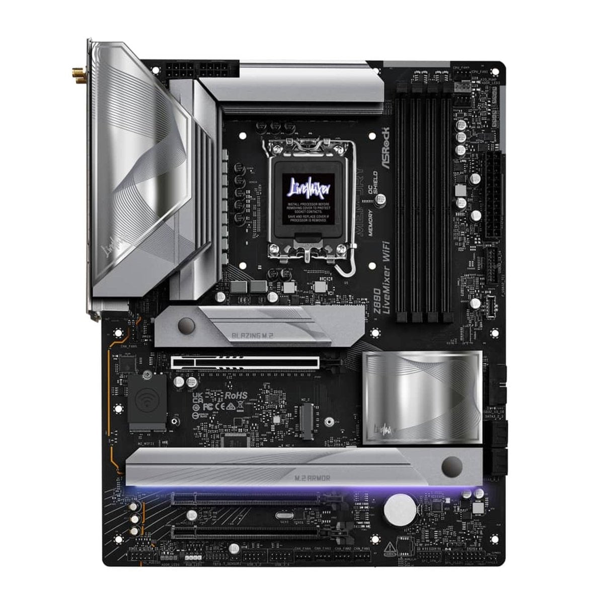 ASRock Z890 LiveMixer WiFi ATX-moderkort - Nyskick