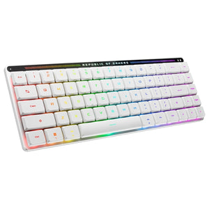 ASUS ROG Falchion RX Low Profile Optical trådlöst gamingtangentbord Vit - Nyskick
