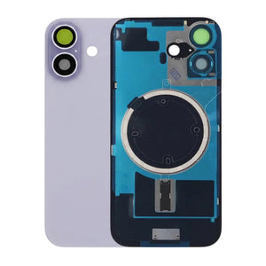 Baksida Glas med smådelar för iPhone 17 - Lavendel