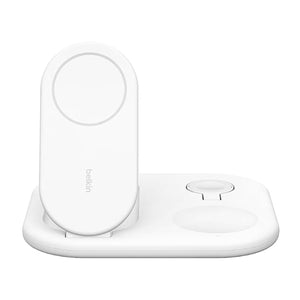 Belkin 3-i-1 Trådlös Laddningsstation med Qi2-teknik 15W Vit - Nyskick