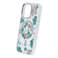 Gradient Floral Magnetic Case For iPhone 16 Pro Green