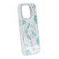 Gradient Floral Magnetic Case For iPhone 16 Pro Green