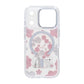 Gradient Floral Magnetic Case For iPhone 17 Pro Max Pink