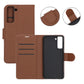 Samsung Galaxy S21 Wallet Case with Stand - Brown