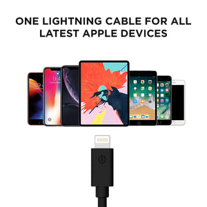 G-SP MFi Certified iPhone Lightning Cable Black 3m