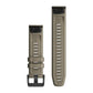 Garmin QuickFit 22mm Dark Sandstone Silikonarmband - Nyskick