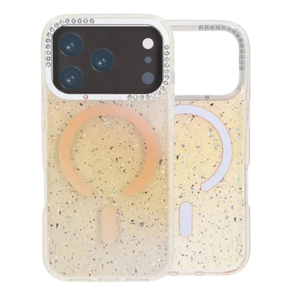 Glitter Diamond Magnetic Case - iPhone 17 Pro Gold