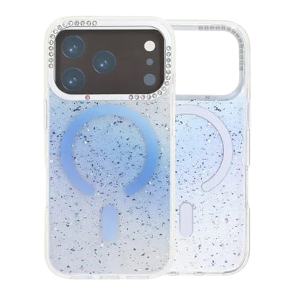 Glitter Diamond Magnetic Case - iPhone 17 Pro Max Blue