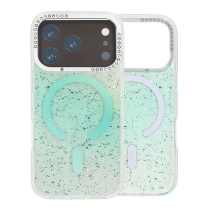 Glitter Diamond Magnetic Case - iPhone 17 Pro Max Green