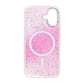 Glitter Diamond Magnetic Case - iPhone 17 Pink