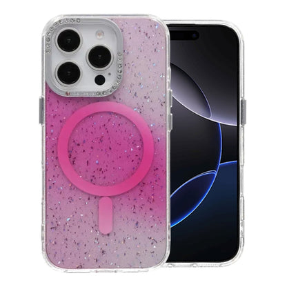 Glitter Diamond Magnetic Case - iPhone 16 Pro Max Pink