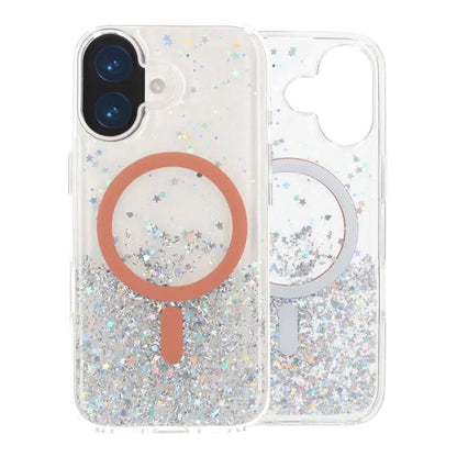 Star Diamond Classic Series MagSafe Glitter Case - iPhone 17 Orange