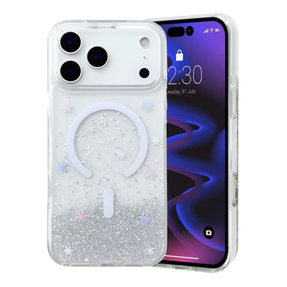 Star Diamond Classic Series MagSafe Glitter Case - iPhone 17 Pro Max Silver