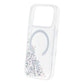 Diamond Quicksand Magnetic Case For iPhone 17 Pro White