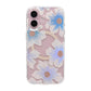 Laser Engraved Floral Rhinestone MagSafe Case For iPhone 16 Large Lily
