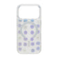 Laser Engraved Floral Rhinestone MagSafe Case For iPhone 17 Pro White Daisy