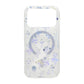 Laser Engraved Floral Rhinestone MagSafe Case For iPhone 17 Pro Max Purple Mini Daisy