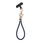 Silicone Short Phone Wrist Lanyard for Phone Case Dark Blue