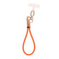 Silicone Short Phone Wrist Lanyard for Phone Case Orange