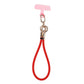 Silicone Short Phone Wrist Lanyard for Phone Case Red