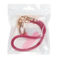 Silicone Short Phone Wrist Lanyard for Phone Case Rose red
