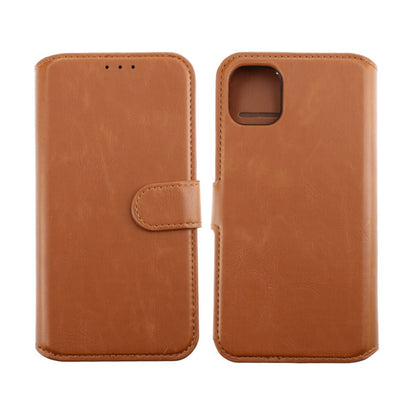iPhone 11 Plånboksfodral Magnet Rvelon - Guldbrun