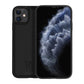 RV Flip Stand TPU Leather Case Black For iPhone 11