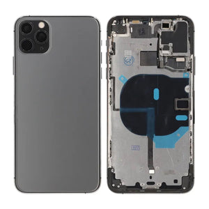 iPhone 11 Pro Max Baksida med Komplett Ram OEM - Svart