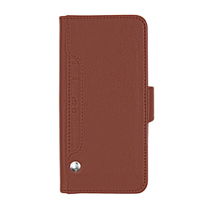 iPhone 11 Pro Max Plånboksfodral Stativ med extra Kortfack - Brun