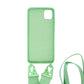 iPhone 11 Pro Silikonskal med Rem/Halsband - Grön
