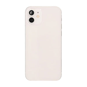iPhone 12 Baksida med Komplett Ram OEM - Vit