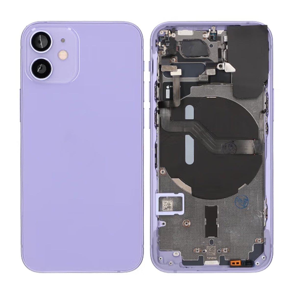 iPhone 12 Mini Baksida Komplett Med Smådelar - Lila