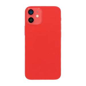 iPhone 12 Mini Baksida Komplett Med Smådelar - Röd