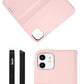 iPhone 12 Mini Plånboksfodral Läder Rvelon - Rosa