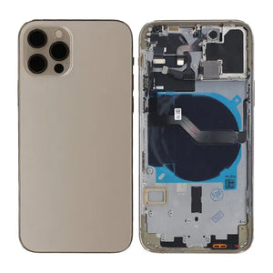 iPhone 12 Pro Back Cover Complete OEM Gold With Small Parts