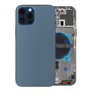iPhone 12 Pro Max Baksida med Komplett Ram OEM - Blå