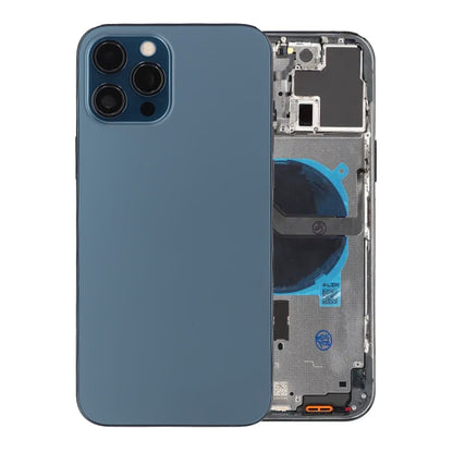 iPhone 12 Pro Max Baksida med Komplett Ram OEM - Blå