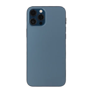 iPhone 12 Pro Max Baksida med Komplett Ram OEM - Blå