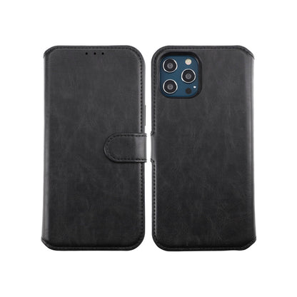 iPhone 12 Pro Max Plånboksfodral Magnet Rvelon - Svart