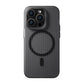 Rvelon Anti-slip corrugated Strong Magent protective Case For iPhone 12/12 Pro Black