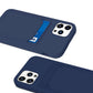 Silicone Case with Card Holder iPhone 12/12 Pro - Blue