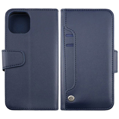 iPhone 12/12 Pro Plånboksfodral Extra Kortfack Rvelon - Blå