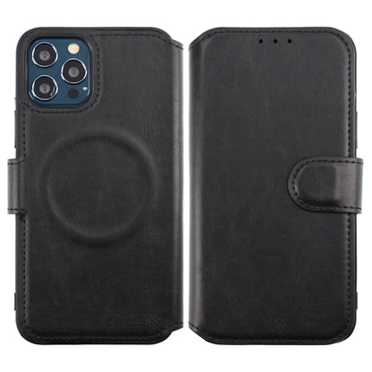 RV Flip Stand TPU Leather Wallet Case Black for Apple iPhone 12/12 Pro High Quality