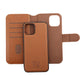iPhone 12/12 Pro Plånboksfodral Magnet Rvelon - Guldbrun